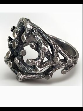 James Avery RETIRED Brutalist Branches Sterling Silver Ring Size 6